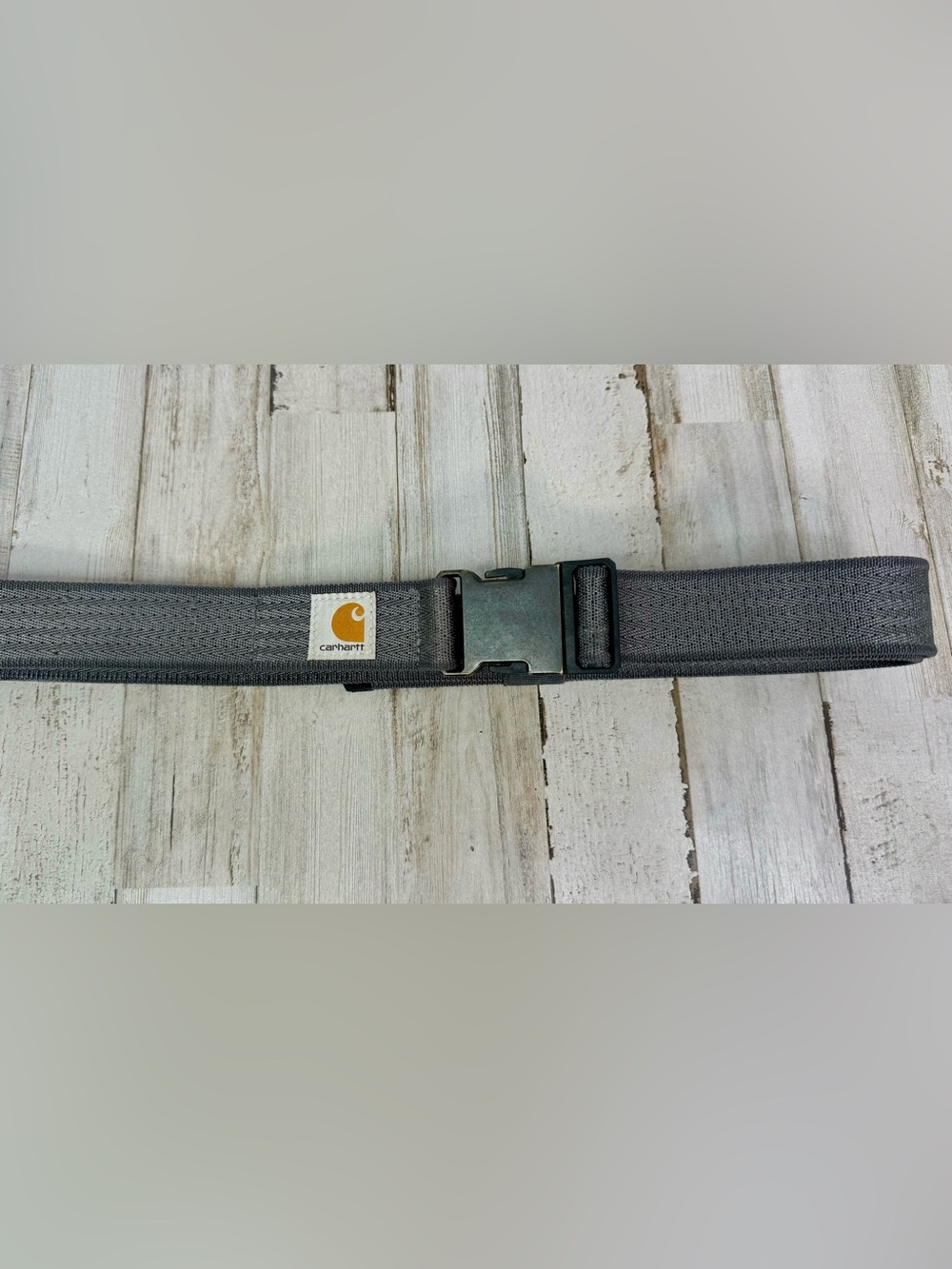 CARHARTT Rugged Flex Nylon Webbing BELT XL 42-44 steel grey Lock Belt Clasp